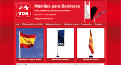 Desktop Screenshot of mastilesparabanderas.com